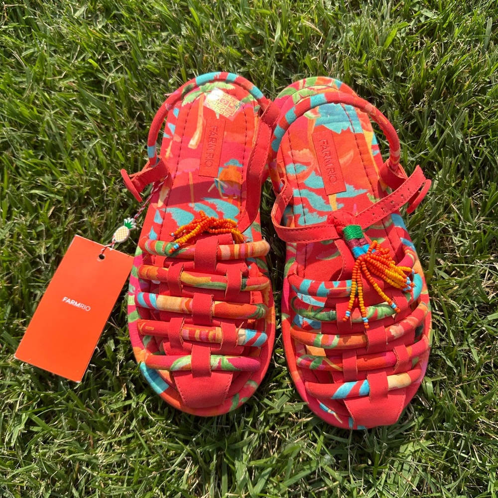 FARM Rio Multicolor Woven Sandals - Picture 3 of 4